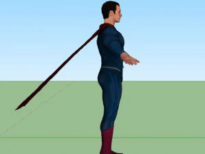 Superman 3D Model