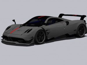 Pagani 2016 Modelo 3D