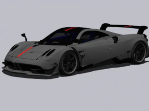 Pagani 2016 3D Model