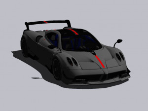 Pagani 2016 Modelo 3D
