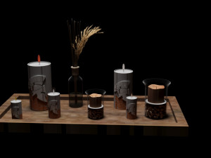 Candle 3D Model