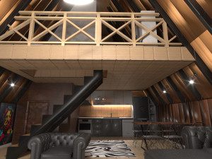 Bungalow 3Dモデル