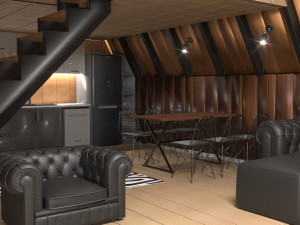 Bungalow 3Dモデル