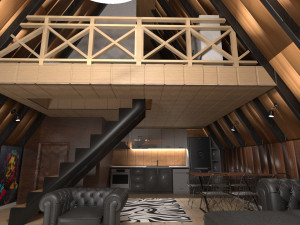 Bungalow 3Dモデル