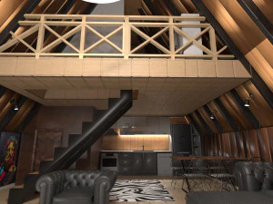Bungalow 3D Model