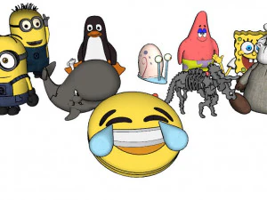 Dekorasi anak-anak Model 3D