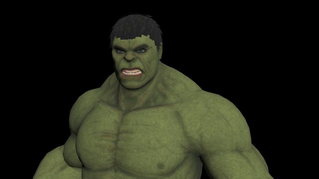 Hulk 3D Model .c4d .max .obj .3ds .fbx .stl .blend 