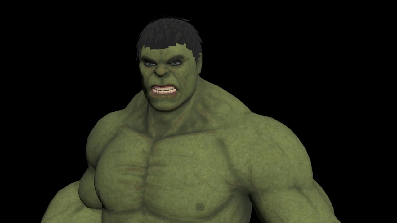 Hulk 3D Model .c4d .max .obj .3ds .fbx .stl .blend