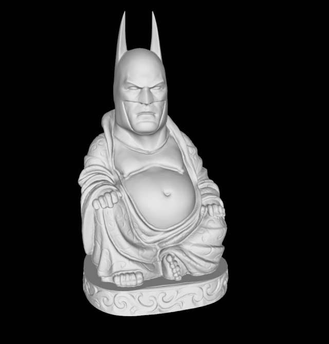 BATMAN BUDDHA Modelo de Impressão 3D .c4d .max .obj .3ds .fbx .stl .blend 