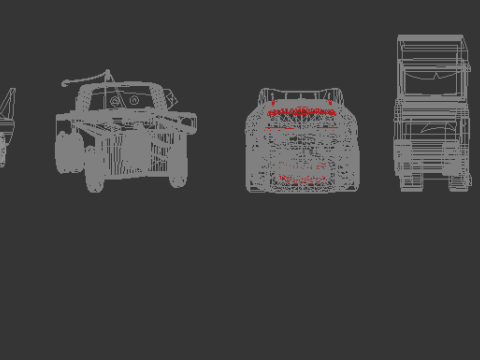 Pixar Cars 3D Model
