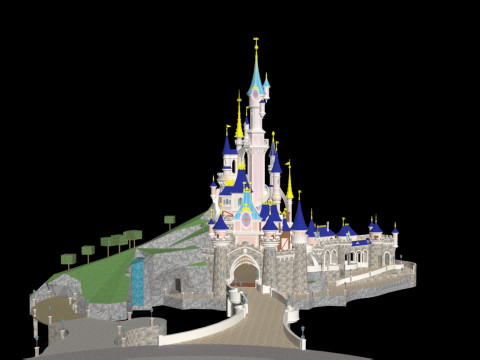 Disneyland Paris 3D 모델