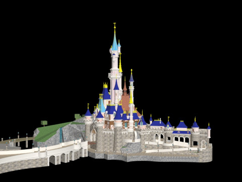 Disneyland Paris 3D 모델