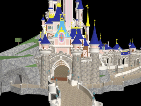 Disneyland Paris 3D 모델