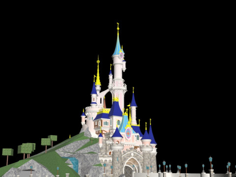 Disneyland Paris 3D 모델