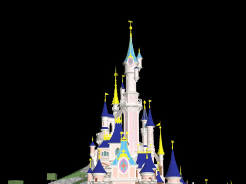 Disneyland Paris 3D 모델