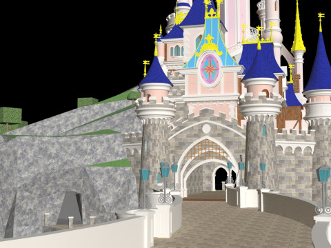 Disneyland Paris 3D 모델