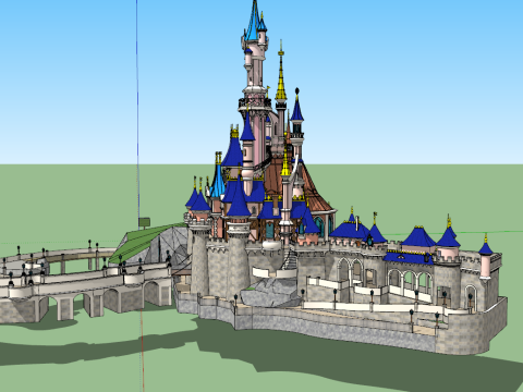 Disneyland Paris 3D 모델