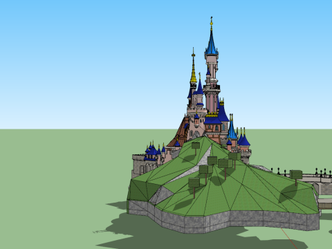 Disneyland Paris 3D 모델