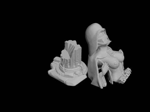 Darth Vader WHOS YOUR DADDY 3D Model