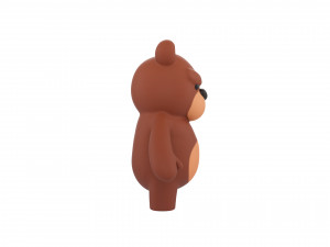 Character001 Bear 3D Model