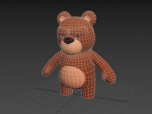 Character001 Bear 3D Model