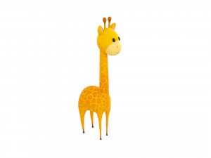 Character003 Giraffe Modello 3D