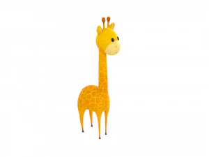 Character003 Giraffe 3D Model