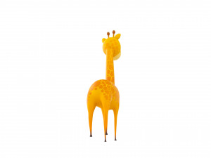 Character003 Giraffe Modello 3D