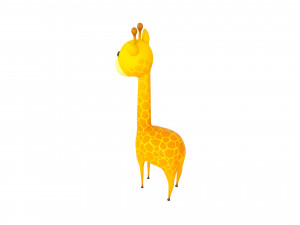 Character003 Giraffe Modello 3D