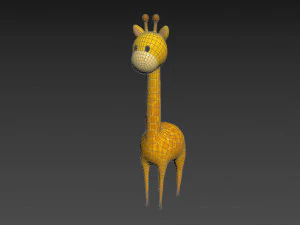 Character003 Giraffe 3D Model