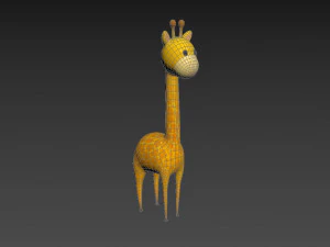 Character003 Giraffe 3D Model
