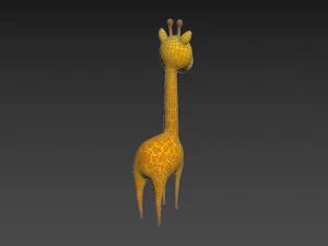 Character003 Giraffe 3D Model