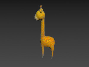 Character003 Giraffe Modello 3D