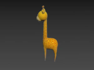 Character003 Giraffe 3D Model
