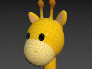 Character003 Giraffe 3D Model
