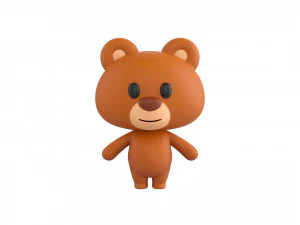 Character004 Bear 3D Model