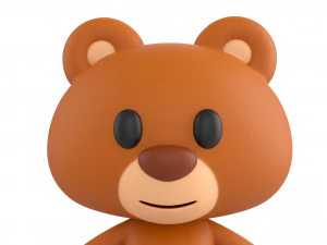 Character004 Bear 3D Model