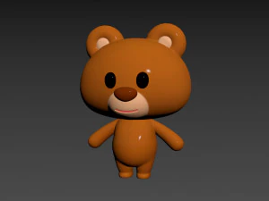 Character004 Bear 3D Model