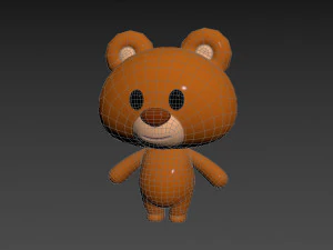 Character004 Bear 3D Model
