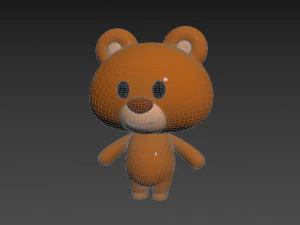 Character004 Bear 3D Model