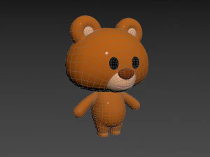 Character004 Bear 3D Model