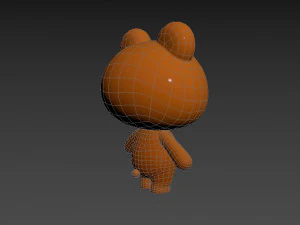 Character004 Bear 3D Model