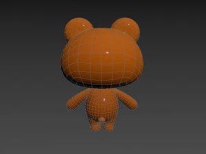 Character004 Bear 3D Model