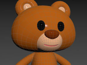 Character004 Bear 3D Model