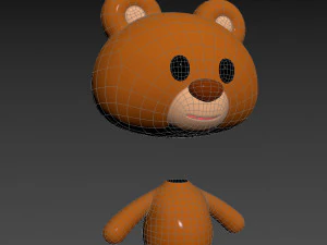 Character004 Bear 3D Model