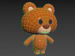 Character004 Bear 3D Model