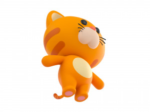 Character006 Cat Modello 3D