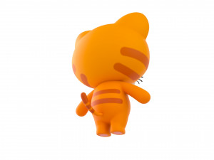 Character006 Cat Modello 3D
