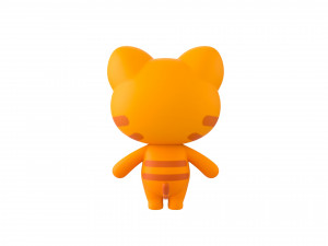 Character006 Cat Modello 3D
