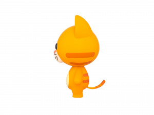 Character006 Cat Modello 3D